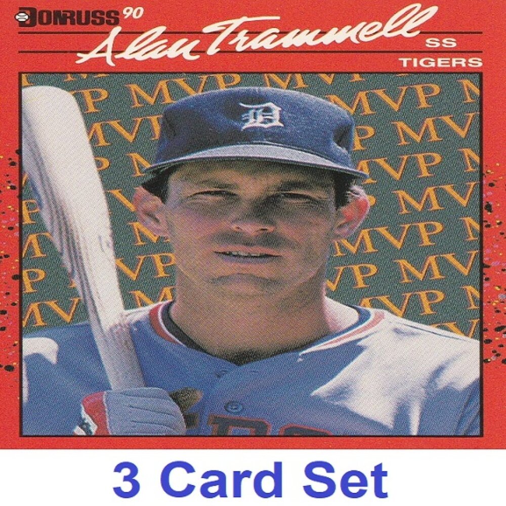 Alan Trammell MLB Card Collection